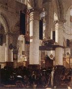 Emmanuel de Witte Church Interior oil